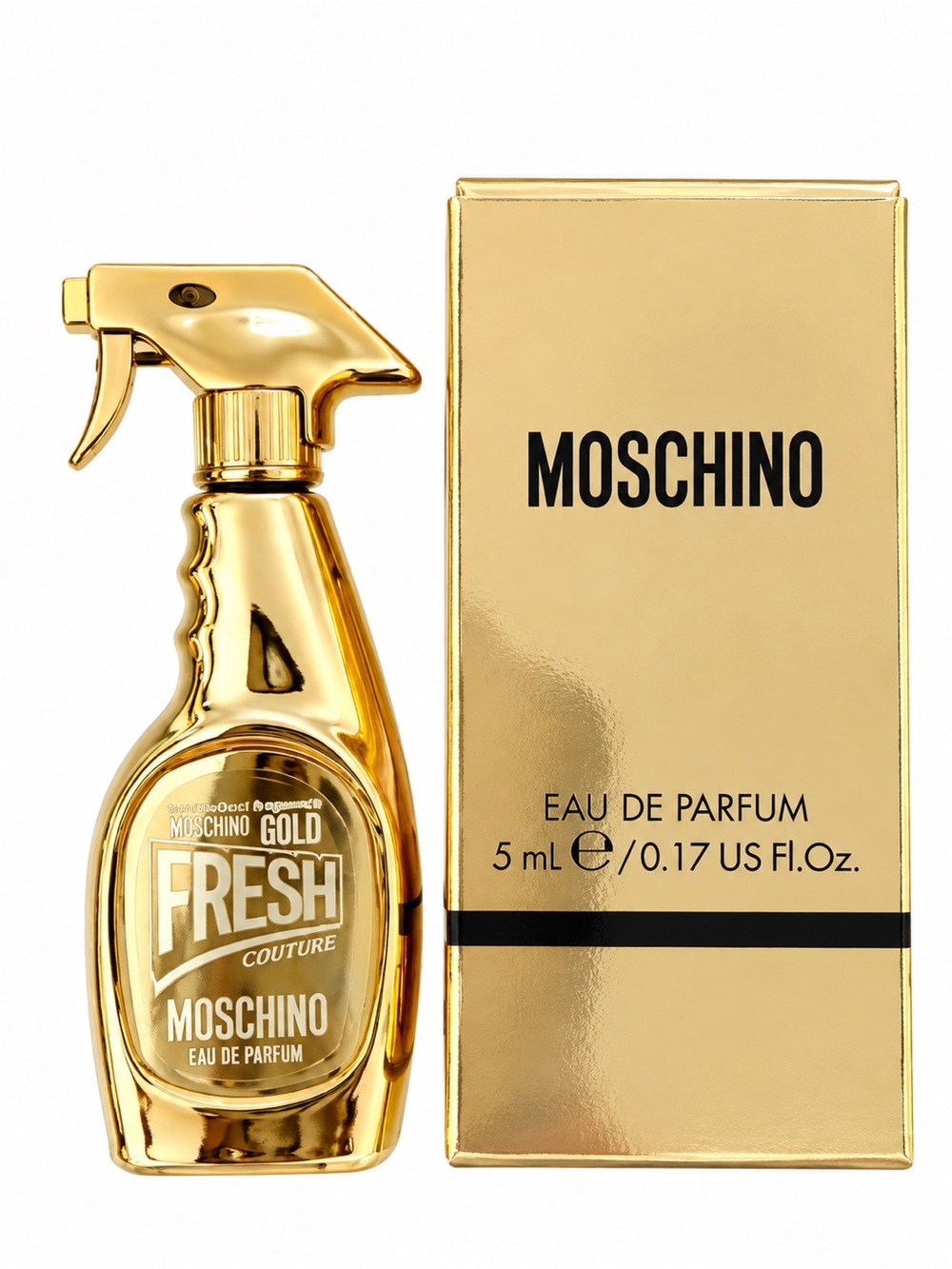 Moschino Gold Fresh Couture Mini Dabber - New with Box